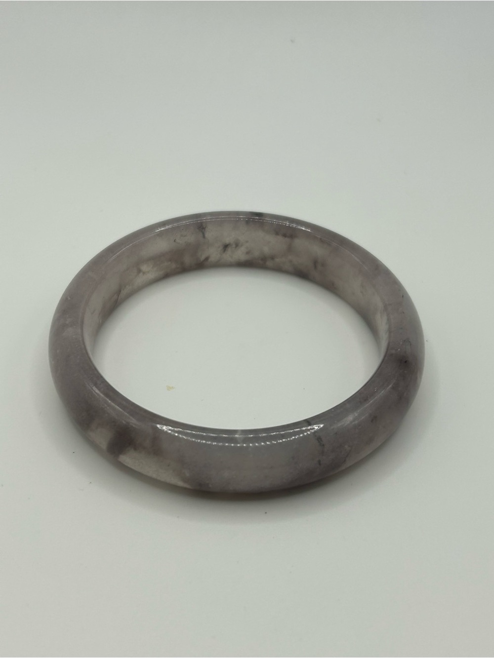 Natural quartz bangle